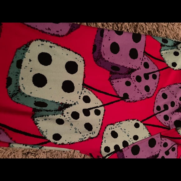 LuLaRoe Dice Leggings - Picture 5 of 5